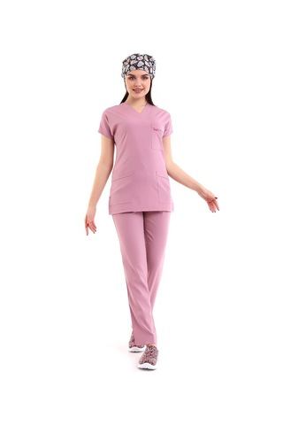 Bflex Unisex Likralı Yarasa Kol Takım - 6433 Pudra