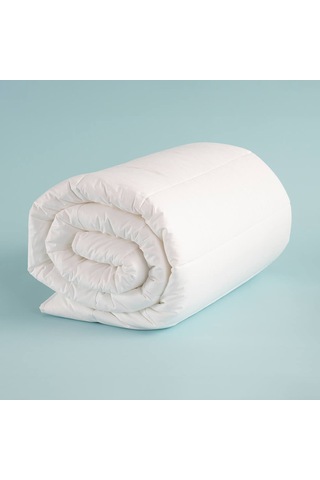 Ezh Elyaf Bebek Yorganı 145x100 Cm Beyaz