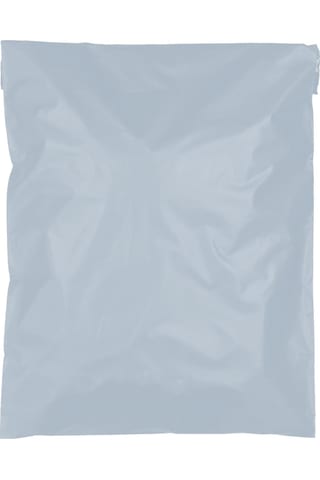 Baskısız Cepli Gri Kargo Poşeti 30x37+5 Cm - 100 Adet