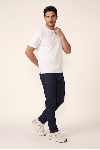 O Yaka Double Face T-shirt Jsco Ekru