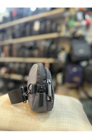 Trg Polo Gri Su Geçirmez Kumaş El Omuz Çantası Açık Gri