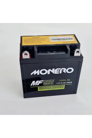 LİFAN KP 150 TR150-10B MONERO MARKA AKÜ 12V 9A