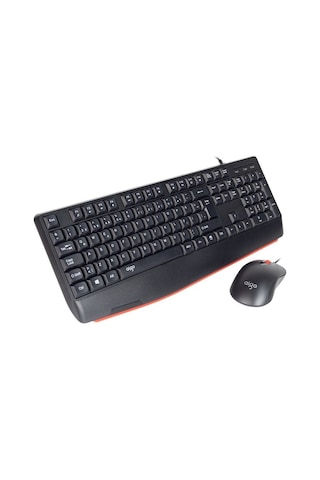 Aıgo Ak310 Pro Siyah Kablolu Q Klavye + Mouse Set Optik