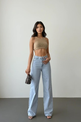 Lacarino 7714 W.leg Kadın Jean Pantolon Lıght Blue