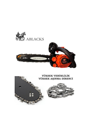 Ablacks CS2511 Benzinli Mini Testere 1.2 Hp Turbo Ağaç Kesme Motoru