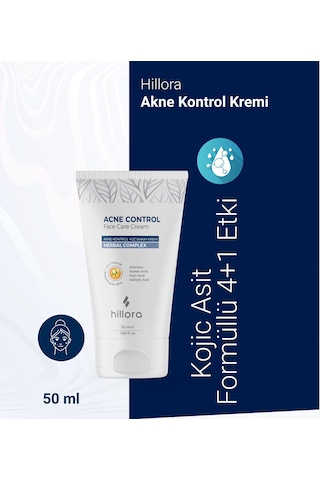 Hillora Akne Kontrol Yüz Bakım Kremi