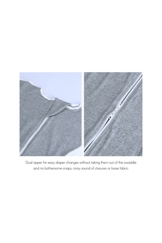 Moveevo Insular Bebek Kundak Pamuklu Bebek Uyku Tulumu 0-3 Ay Bebek Mavi L Beden 68cm İçin Uygundur Mavi