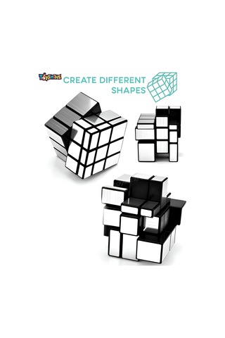 3x3x3 Gümüş Ayna Sihirli Hız Küpü Hızlı Stres Buster Beyin Fırtınası Çocuklar Ve Yetişkinler İç Standart