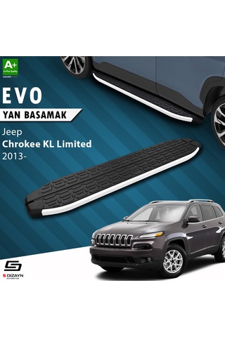 S-dizayn Jeep Cherokee Kl Evo Aluminyum Yan Basamak 173 Cm 2013 Üzeri