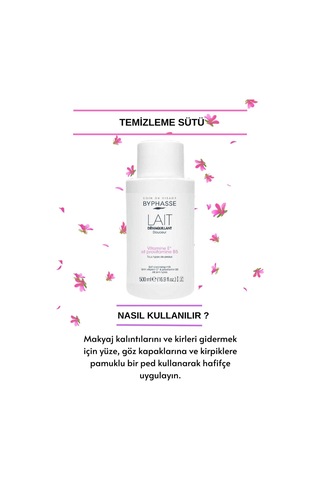 Byphasse Makyaj Temizleme Sütü Tüm Cilt Tipleri 500 ML