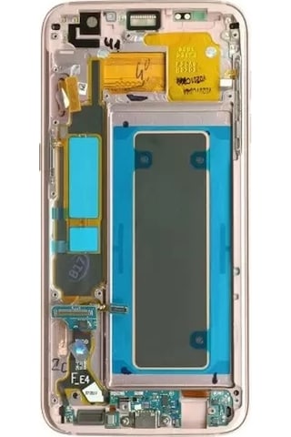 Samsung Galaxy Uyumlu S7 Edge G935 Ekran Çıtası - Mavi