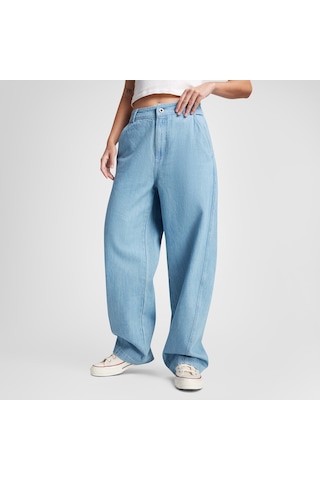 Converse Woven Denim Barrel Kadın Mavi Pantolon