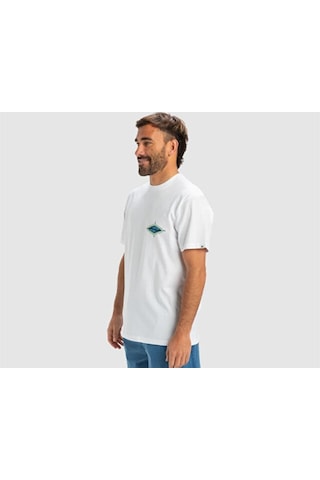 Quiksilver Ev Beach Blast Ss Erkek Günlük Tişört Eqyzt08046-908 Beyaz Beyaz
