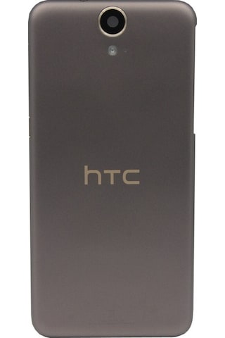 Htc One E9 Arka Kapak Yapışkanlı Pil Batarya Kapağı - Siyah