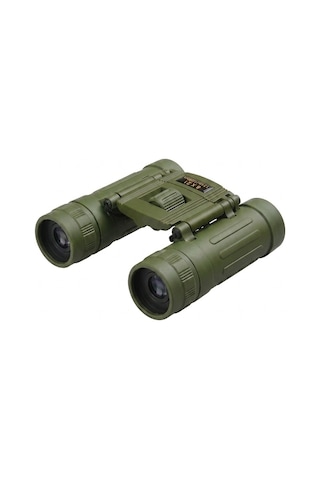 8x21 Kauçuk Kaplama Cep Boy Safari Manzara Izleme Mini Çift Gözlü Dürbün - Çanta Boy Mini El Dürbünü Haki - Siyah