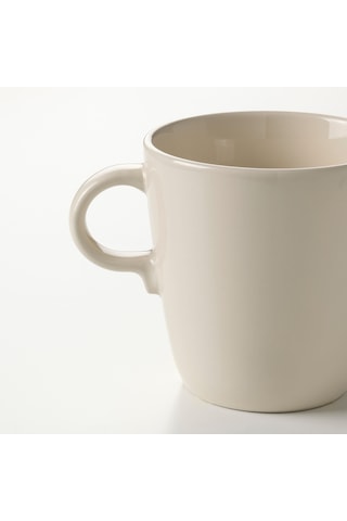 Ikea Fargklar Seramik Kupa 10 Cm 370 Ml Bej 1 Parça