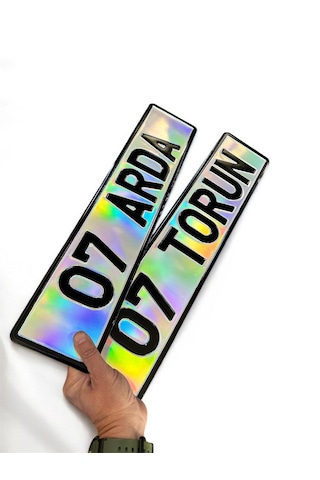 Hologramlı Renk Değiştiren Dekor Plaka