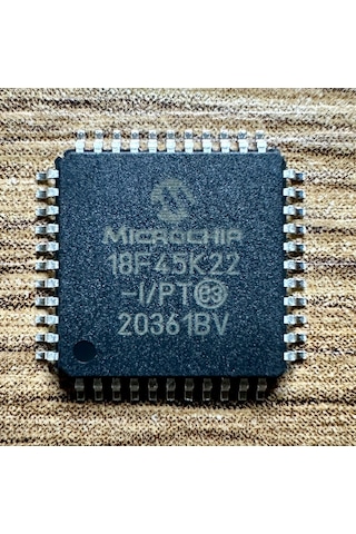 Pıc18f45k22-ı/pt 8-bit 64mhz Mikrodenetleyici Tqfp-44 Smd