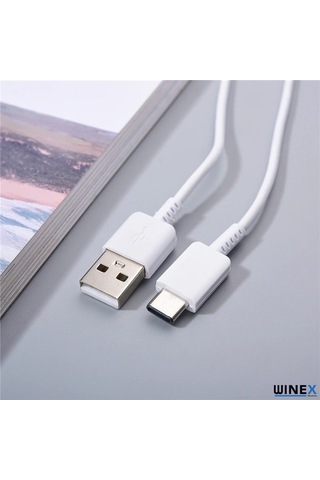 Winex Dg970 Usba To Type-C Data Ve Şarj Kablosu Beyaz