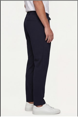 Sabri Özel Erkek Lacivert Normal Kesim Regular Fit Pamuklu Armürlü Bel Lastikli Jogger Pantolon