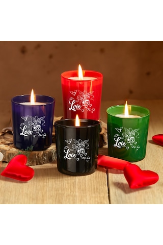 Selka Home Eros Cam Bardak Mum 110 Gr. Diğer