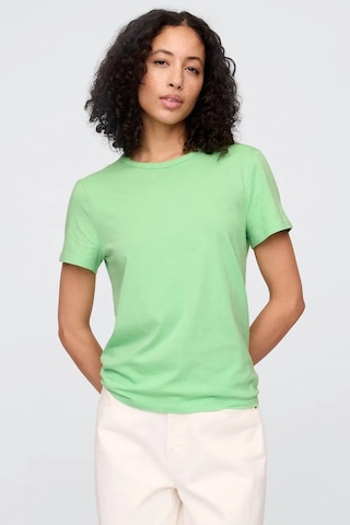 Gap V-ss Fav Crew Solid Kadın Tişört Yeşil