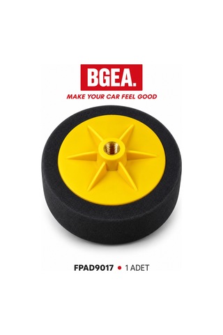 Bgea Premium Aplikatörlü Sünger Siyah 6 İnç 150 Mm