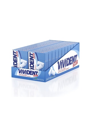 Vivident Box Xylit Yeşil Nane Aromalı Şekeriz Sakız 20 x 22 G