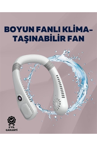 Mey Najmaddin Kişisel Klima Fanı 360 Dairesel Hava Akışı, Bladeless Tasarım, 5 Rüzgar Hızı, Taşınabilir V