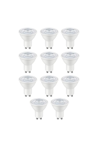 Zmr-121/b.40 10 Lu 7w Led Çanak Ampul Seti 3000k Günışığı Mercekli 540lm Yüksek Verimli Aydınlatma