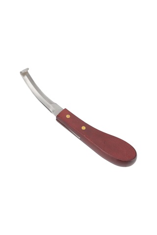 Kangvka Saçma Ayak Tamiri Aracı: Çift Taraflı Bıçaklı Sağ El Bıçağı, Paslanmaz Çelik, Ahşap Saplı, At Ve Hayvanlar İçin