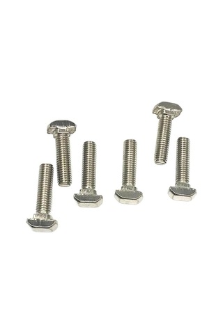 3030 4040 4545 Serisi M3 M4 M5 M6 M810/12/16/20/20/20/25mm T Cıvatası T-yuvası T Slot T Vidası 6 x 30 MM