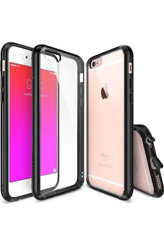 Ringke Fusion Apple Uyumlu iPhone 6s Plus/ 6 Plus İle Kılıf Black