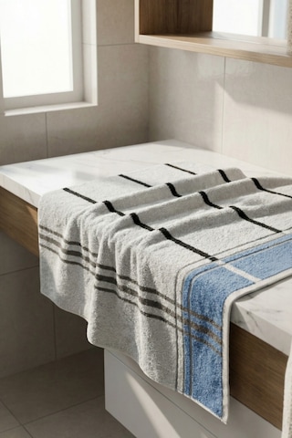 Marina Banyo Havlusu - 100x150 Cm, 750 Gr, %100pamuk, Spa Ve Otel Havlusu, Günlük Kullanım Beyaz