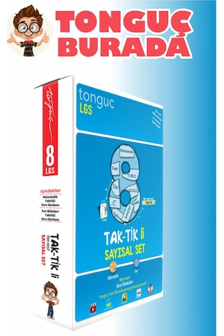 Tonguç Akademi 8. Sınıf Taktikli Sayısal Set