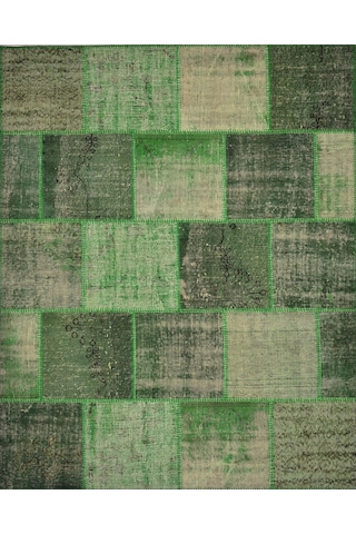 Patchwork El Örgüsü Anadolu Halısı