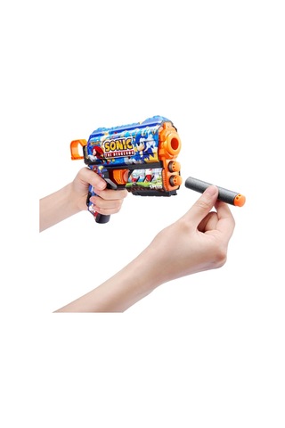 X-shot Skins Flux Sonic The Hedgehog 8 Mermili Sünger Dart Atan Silah 21 Cm Sonic Team