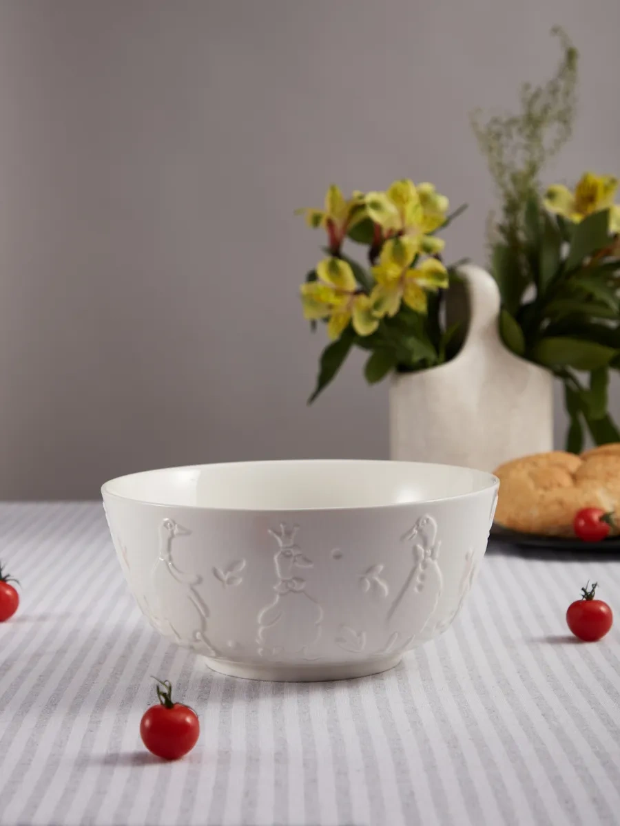 Lefard Family Farm Salata Kasesi 1800 Ml Porsel 317747049 Beyaz