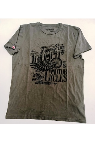 Motosiklet T-shirt TRİUMPH FOR THE RİDE BİSİKLET YAKA KISA KOL TSHİRT Motosiklet T-shirt TRİUMPH FOR THE RİDE BİSİKLET YAKA KISA KOL TSHİRT