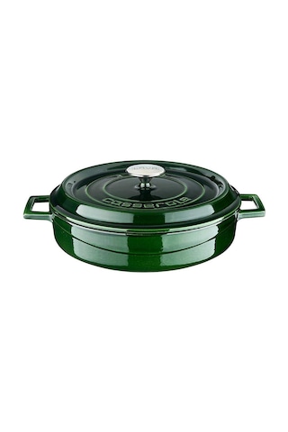 Lava Metal Dökme Demir Tencere, Yeşil, 28 Cm Sku: Smg8690010530424 Açık