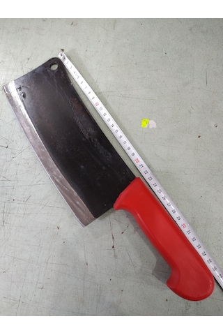 Kasap Satır Dövme Çelik Öziş Plastik Sap Büyük 37cm