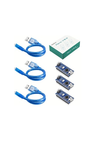 Motion003 3 Parça Nano V3.0 Atmega328p Kontrol Paneli Ch340 Çipli Mini Usb Kablosu Arduino Dıy Projeleri İçin Perakende Kutulu Elektronik Bileşen