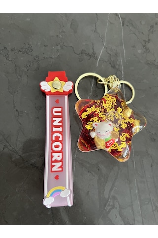 Feng Shui Şans Ve Bereket Kedisi Figürlü Sulu Anahtarlık / Çanta Süsü Patili Kedi Model 5 Maneki Neko