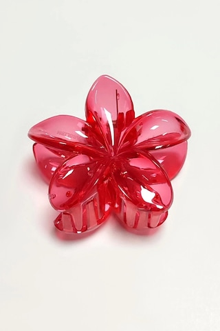 Kırmızı Lotus Toka 8 Cm Kartsız