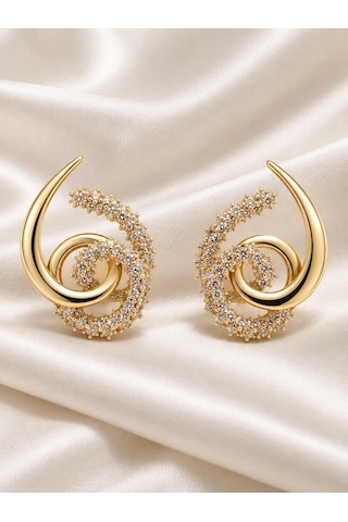 Girdap Küpe Gold Renk