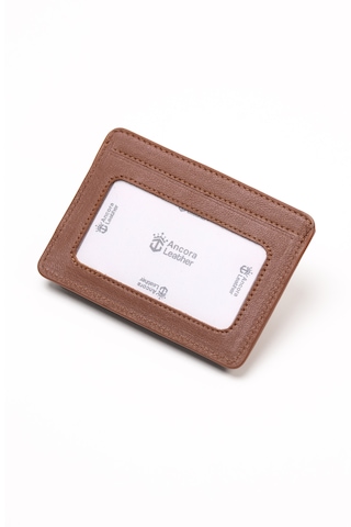 Ancora Leather Hakiki Deri-minimal Tasarım Kartlık-26205-kişiye Özel İsim Baskılı Taba