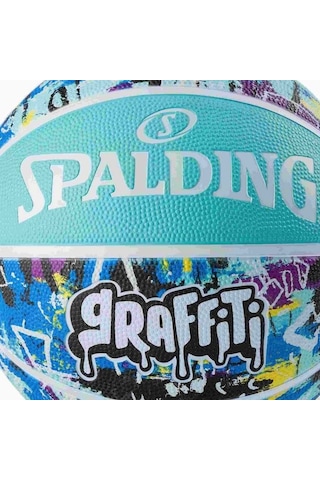 Spalding Blue Graffiti Sz7 2021 Basket Topu 84373z