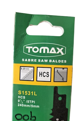 Tomax 240mm Tilki Kuyruğu Ahşap S1531l 5 Li Paket 08461531