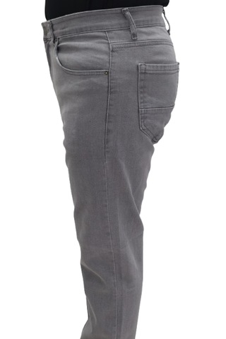 Hacker Denim Hacker Dmctekstil Erkek Y708 Yüksek Bel Rahat Kesim Boru Paça Jean Pantolon Gri