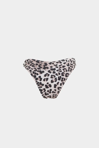 Açelyaokcu Premium Burgu Kenarlı Detaylı Frıgg Fit Kadın Bikini Altı Leopar